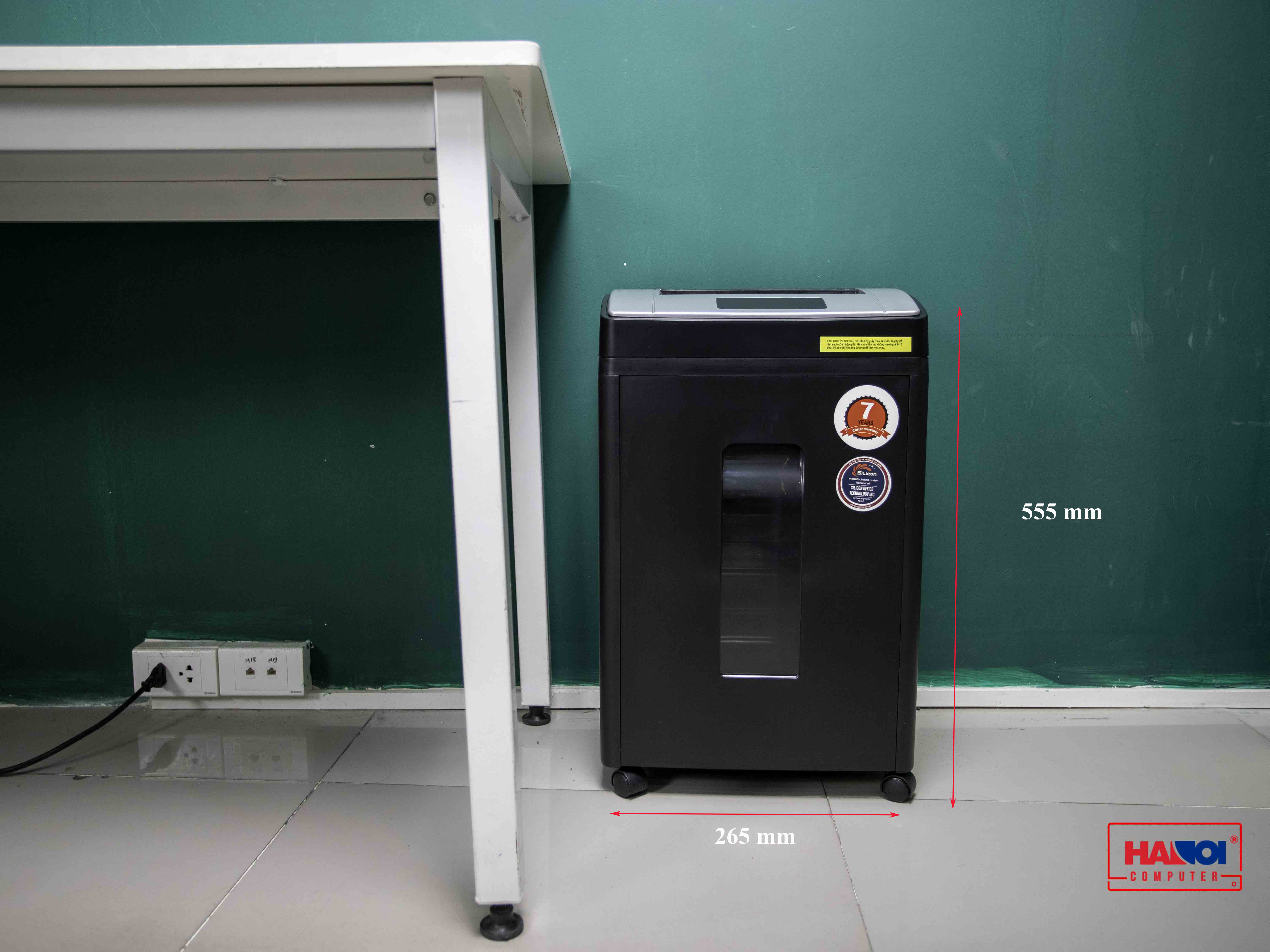 Máy hủy tài liệu Silicon PS 910 LCD Ảnh 1